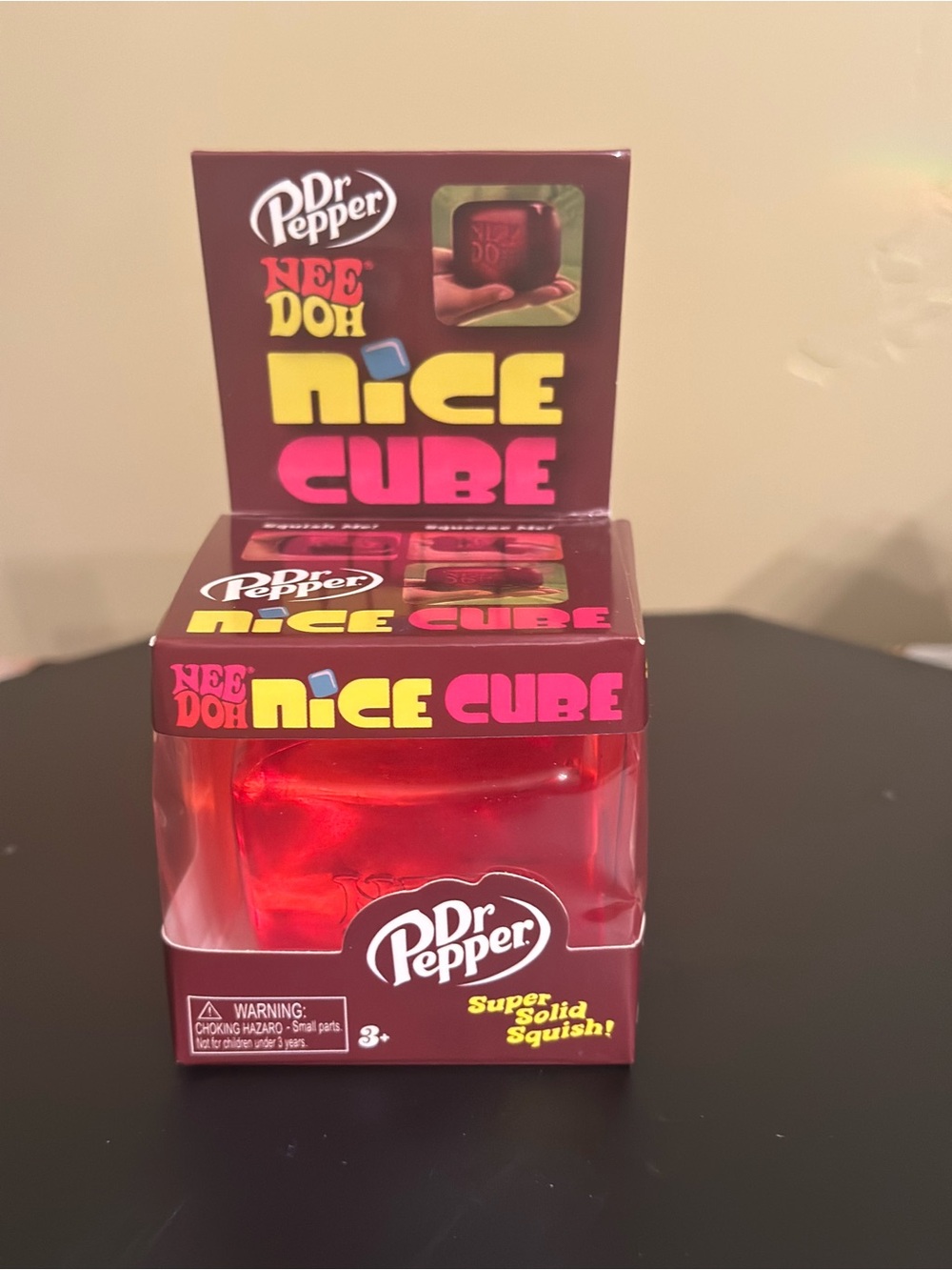 NeeDoh Nice Cube - Red Squishy Toy